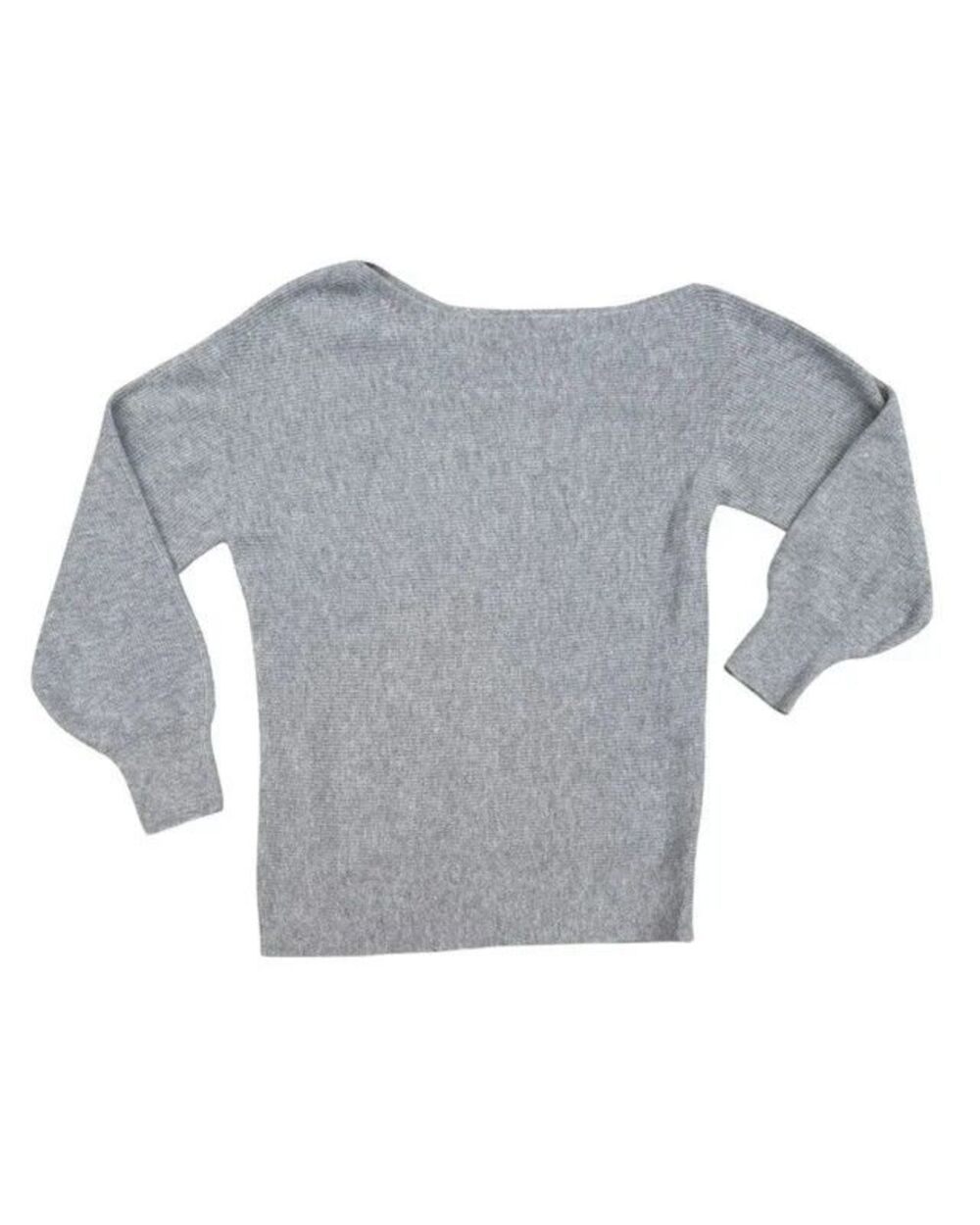 Minimalist Quiet Luxury Theory Merino Wool One Shoulder Sweater - S